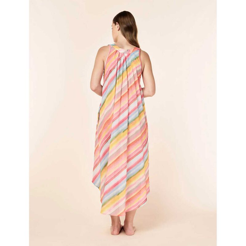 Papinelle Sophie Stripe Panel Front Maxi Nightie image number 1